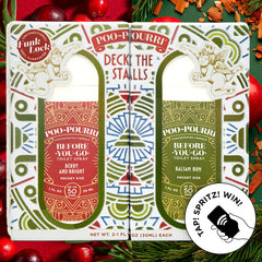 Deck the Stalls Tear & Share - Poo~Pourri Toilet Sprays