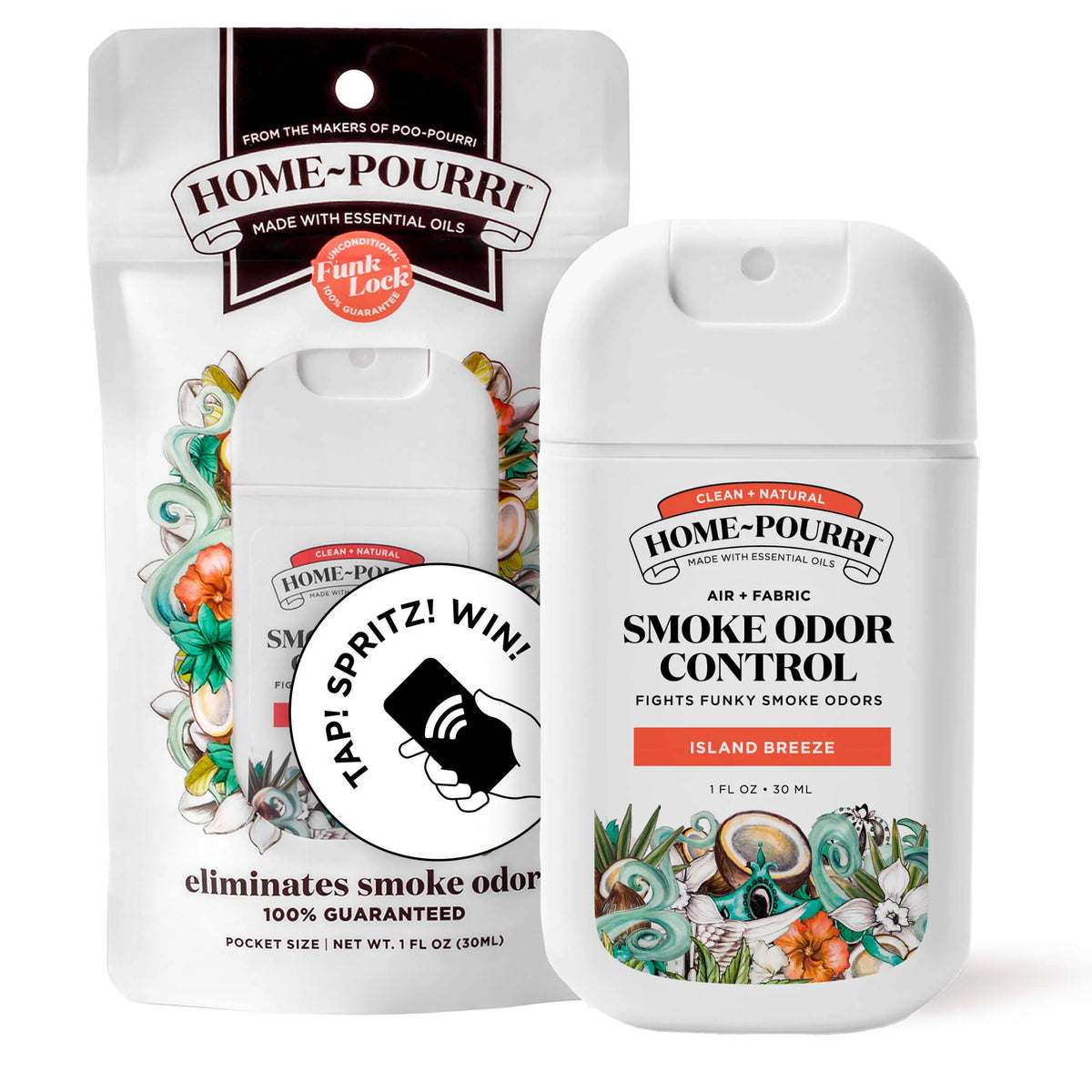 Smoke Odor Control Island Breeze Pocket Sprayer