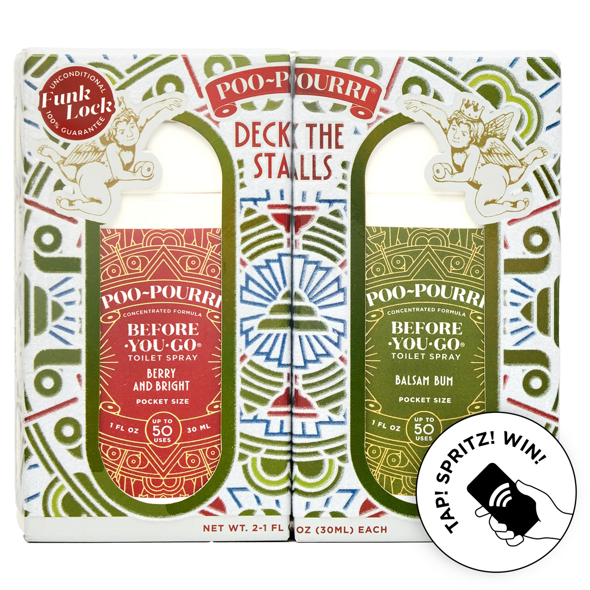 Deck the Stalls Tear & Share - Poo~Pourri Toilet Sprays