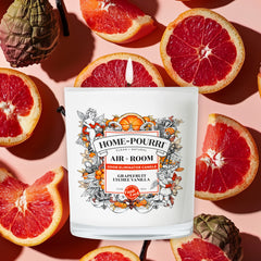 Grapefruit Lychee Vanilla Candle - Home~Pourri Candle