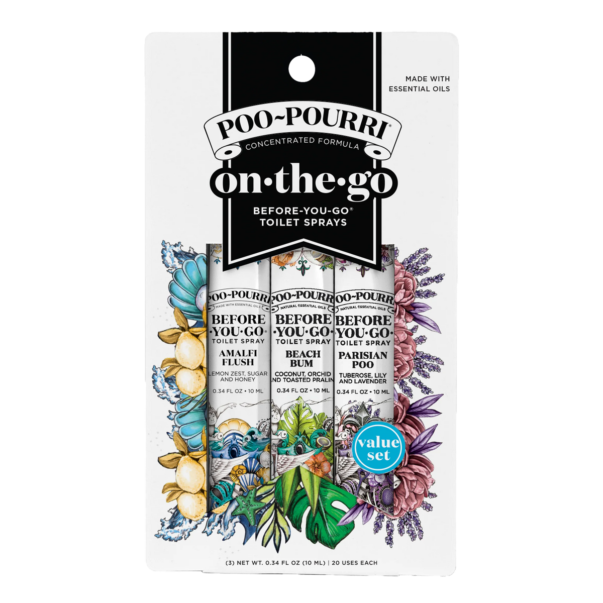 Wanderlust On the Go Set - Poo~Pourri Toilet Sprays